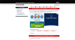 Desktop Screenshot of e-proxy.biz