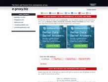 Tablet Screenshot of e-proxy.biz